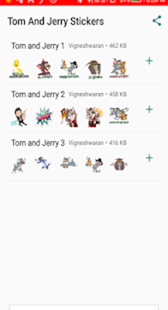 Imagen 1 para Tom and Jerry Tamil Stick…