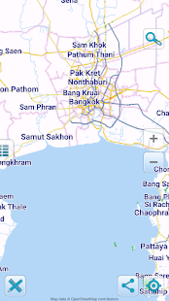 Image 1 for Map of Thailand offline