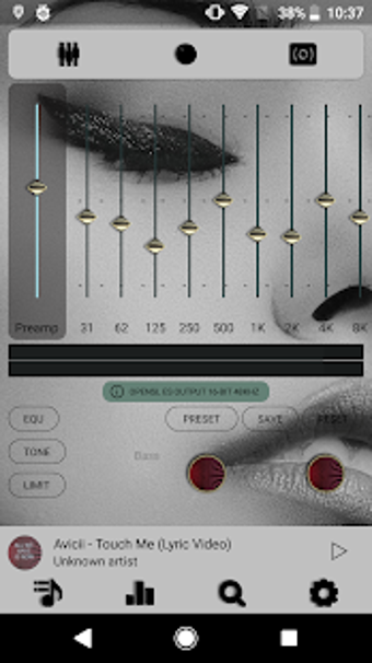 Image 2 for Poweramp skin chic style …