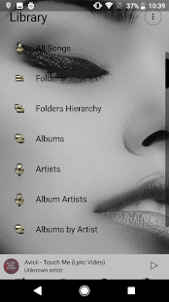 Image 0 for Poweramp skin chic style …