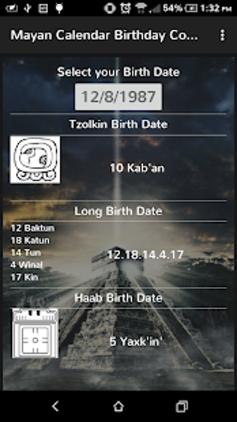 Image 1 for Mayan Calendar Converter
