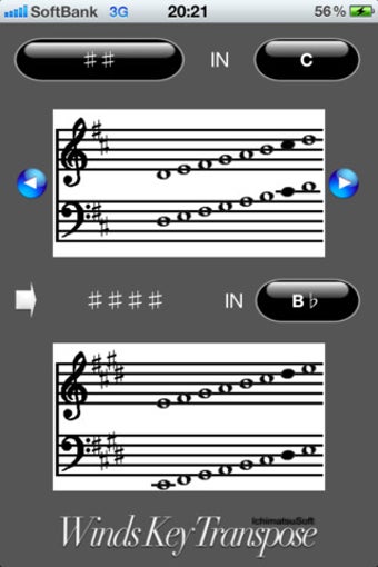 Image 0 for Winds Key Transpose