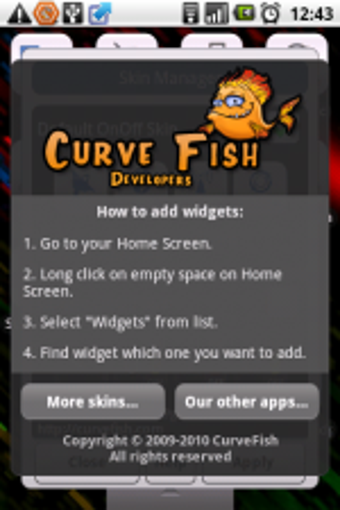 Imagen 2 para OnOff Widgets Pack