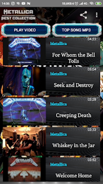 Image 0 for Metallica ~ The Best Vide…
