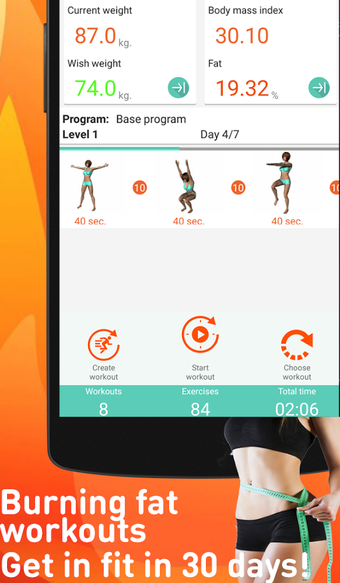 Imagen 1 para Burn fat workout - daily …
