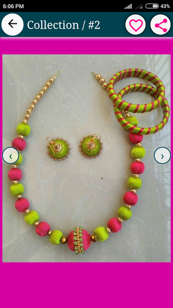 Image 0 for Silk Thread Jewellery Des…