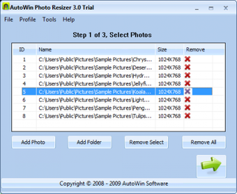 Image 0 for AutoWin Photo Resizer