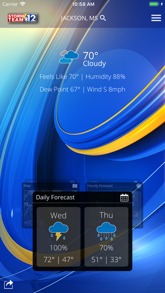 Imagen 0 para WJTV Weather - Jackson, M…