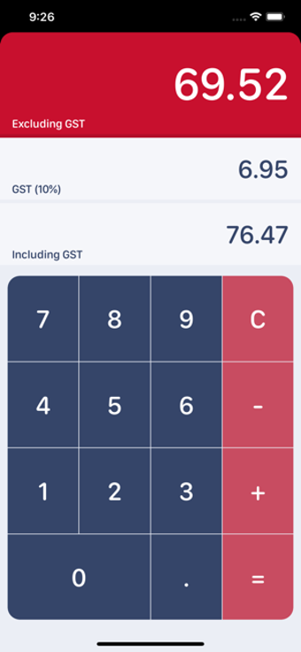 Image 0 for Australian GST Calculator
