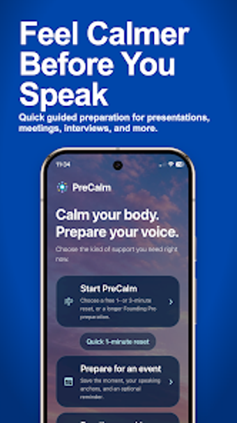Imagen 0 para PreCalm: Public Speaking