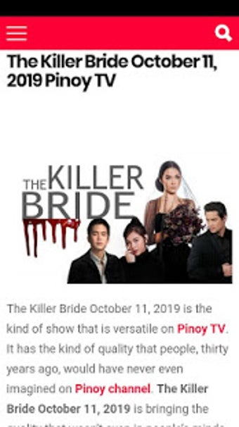 Image 1 for Pinoy TV - The Latest Fil…