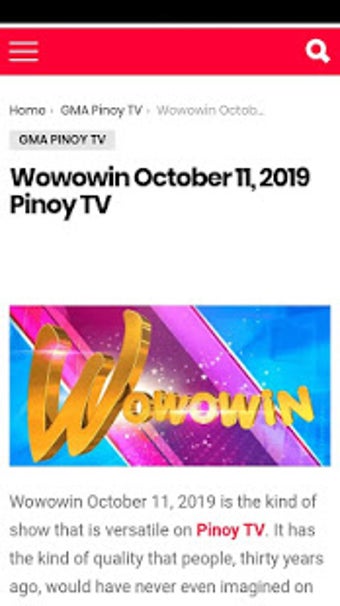 Image 3 for Pinoy TV - The Latest Fil…