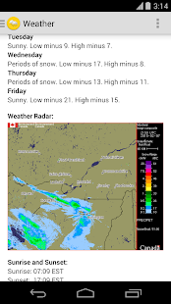 Imagen 3 para Weather Canada