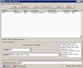 Image 0 for WMA To AAC Converter