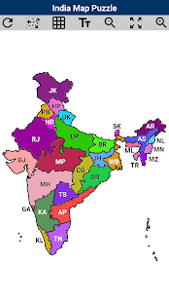 Imagen 2 para India Map Puzzle