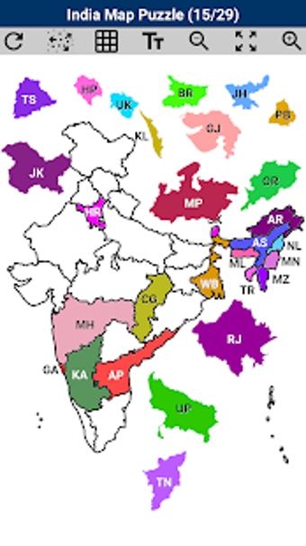 Imagen 0 para India Map Puzzle