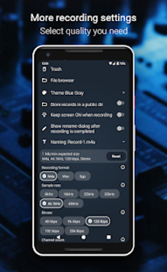 Image 3 for Audio Recorder (no ads)