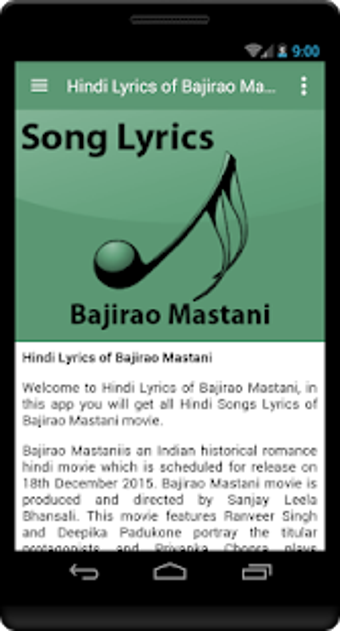 Image 3 for Hindi Lyrics Bajirao Mast…