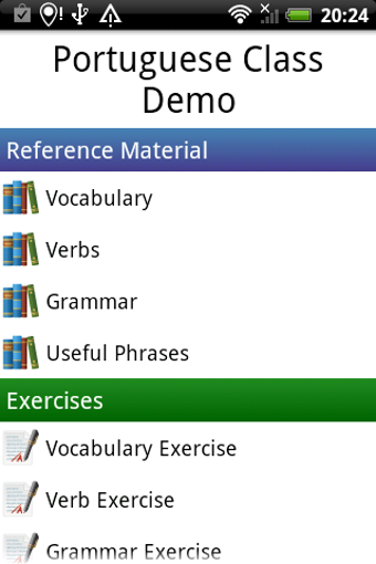 Image 0 for Portuguese Class Demo