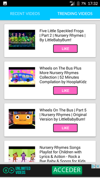 Imagen 3 para Kids Songs Nursery Karaok…