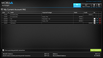 Image 1 for MoBu - Money management