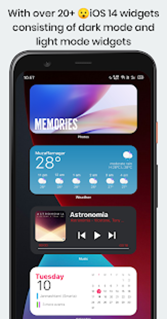 Image 2 for ios 14 widgets for kwgt