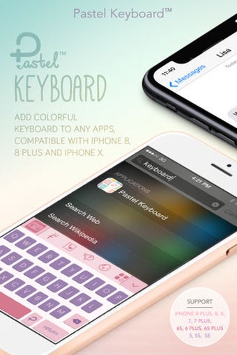 Image 0 for Pastel Keyboard Themes Ex…