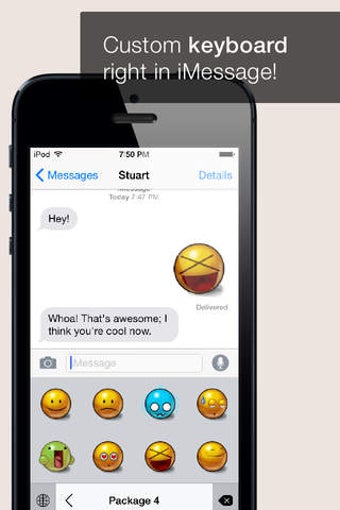Image 0 for Sticker Keyboard for iMes…