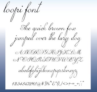 Image 0 for Loopi OpenType Font