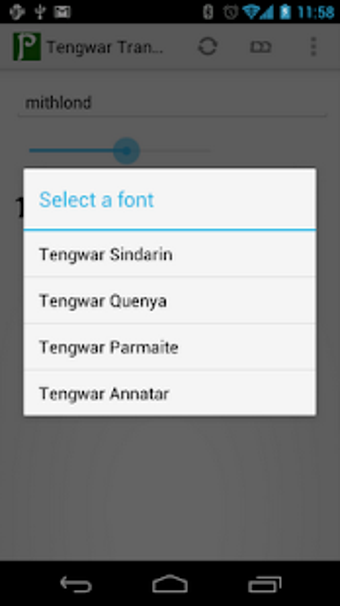 Imagen 2 para Tengwar Transcriber