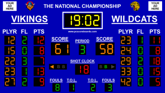 Image 0 for Basketball Scoreboard Pre…
