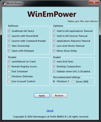 Image 0 for WinEmPower