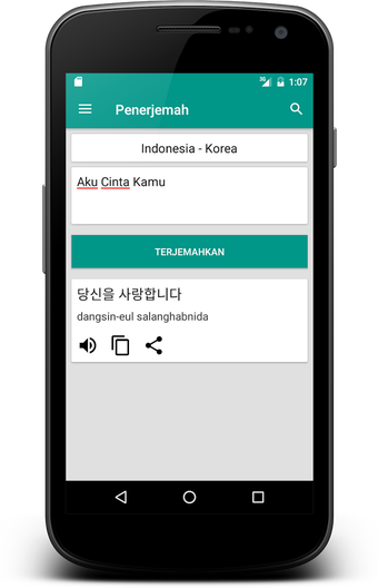 Imagen 2 para Kamus Bahasa Korea Offlin…