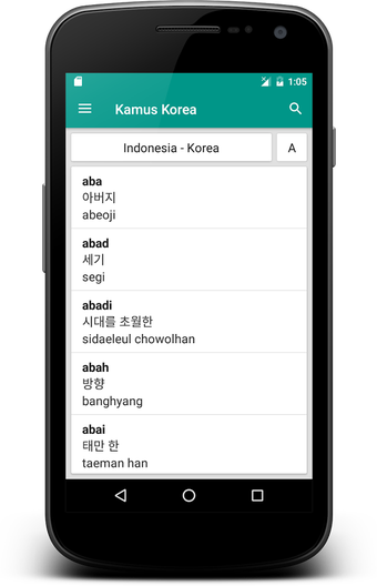 Imagen 1 para Kamus Bahasa Korea Offlin…