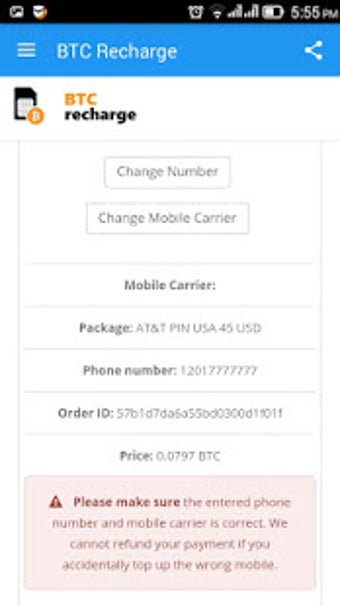 Image 2 for BTC Recharge