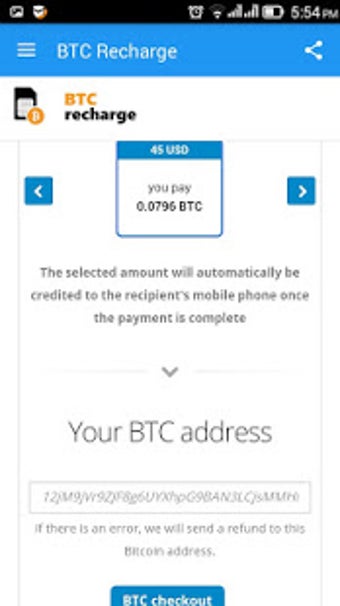 Image 0 for BTC Recharge