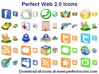 Image 0 for Perfect Web 2.0 Icons