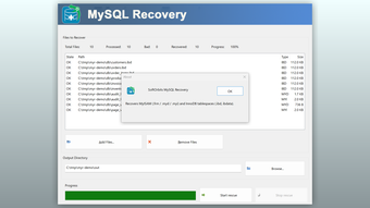 Imagen 0 para MySQL Recovery Software