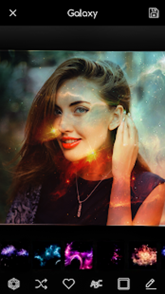 Image 1 for Galaxy Overlay Photo App