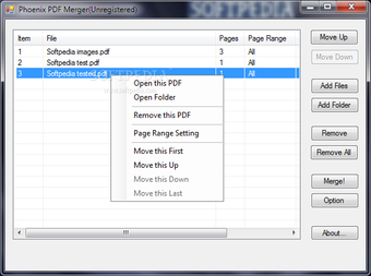 Imagen 0 para Phoenix PDF Merger