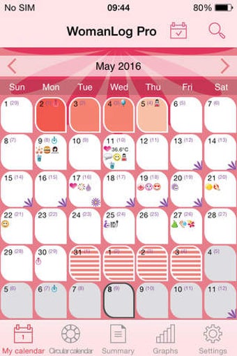Image 0 for WomanLog Pro Calendar