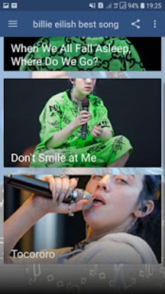 Image 2 for Billie Eilish Best Song M…