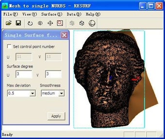 Image 0 for Mesh to Single NURBS