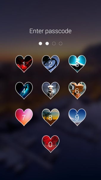 Imagen 1 para Love Keypad Lock Screen