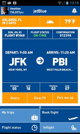 Jetblue flight checker discount