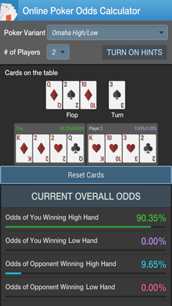 Image 3 for Poker Odds Calculator by …