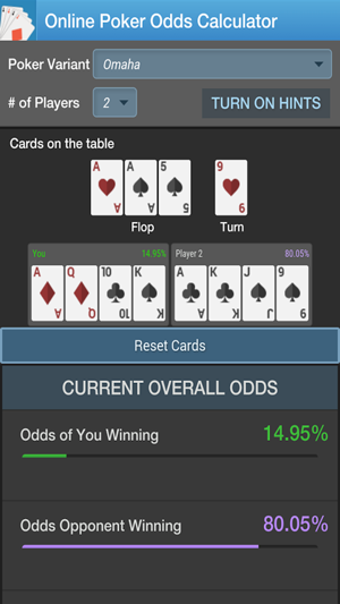 Image 1 for Poker Odds Calculator by …
