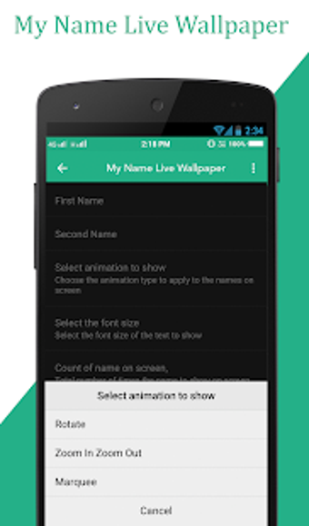 Image 0 for My Name Live Wallpaper