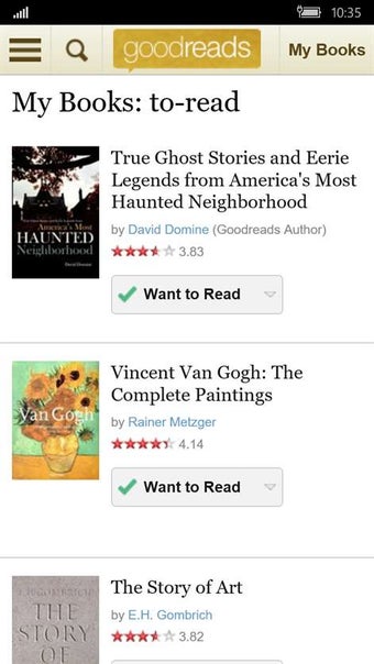 Image 2 for Goodreads for Windows 10
