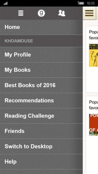 Image 0 for Goodreads for Windows 10